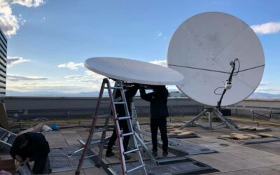 Instalación antena banda Ku